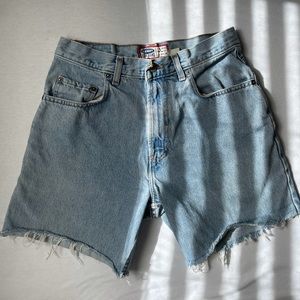 vintage old navy blue jeans
